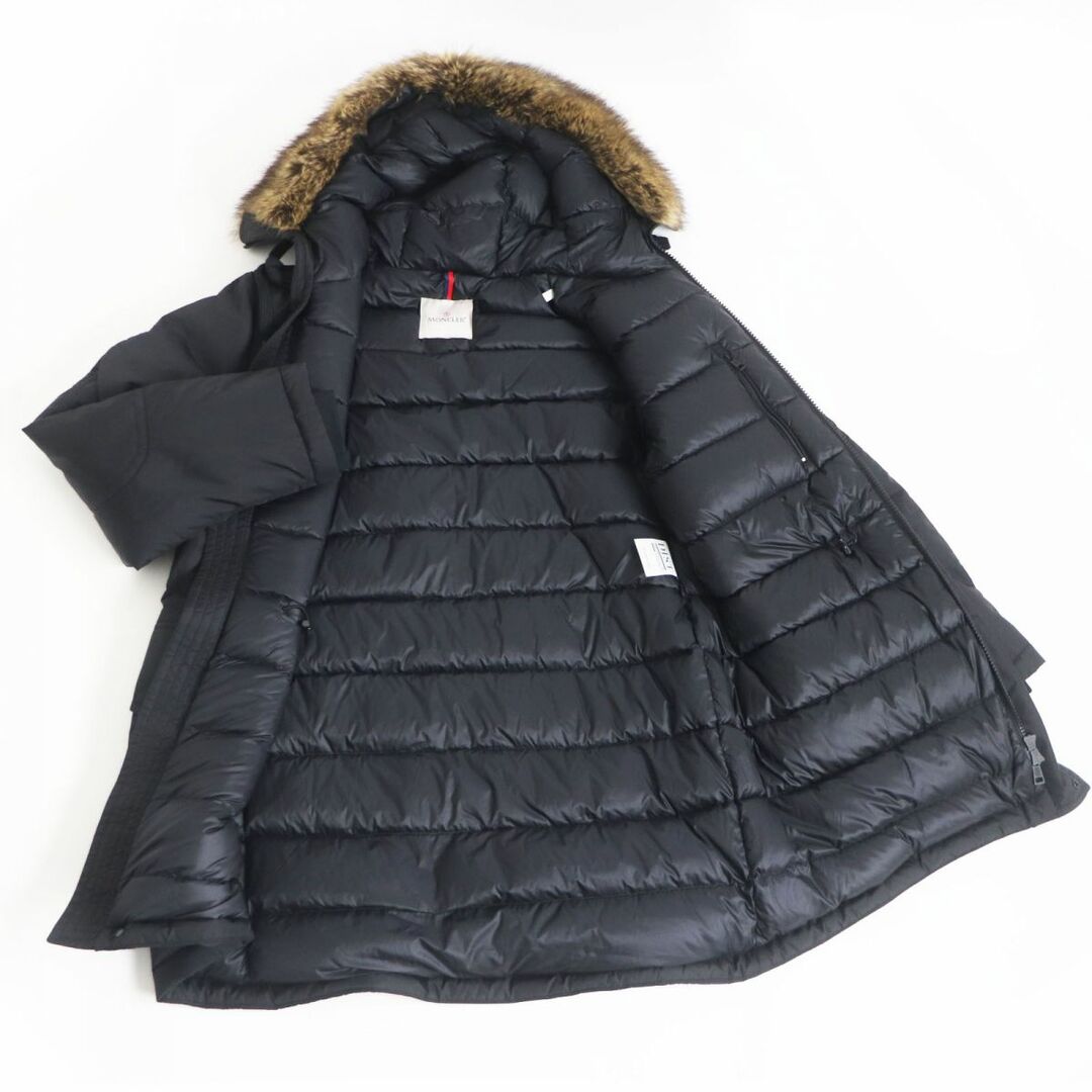 美品□21-22AW モンクレールジーニアス 2 HAMURA 起毛地 リバーシブル フーデッド WZIP ダウンジャケット/ブルゾン ブラック 1 正規品