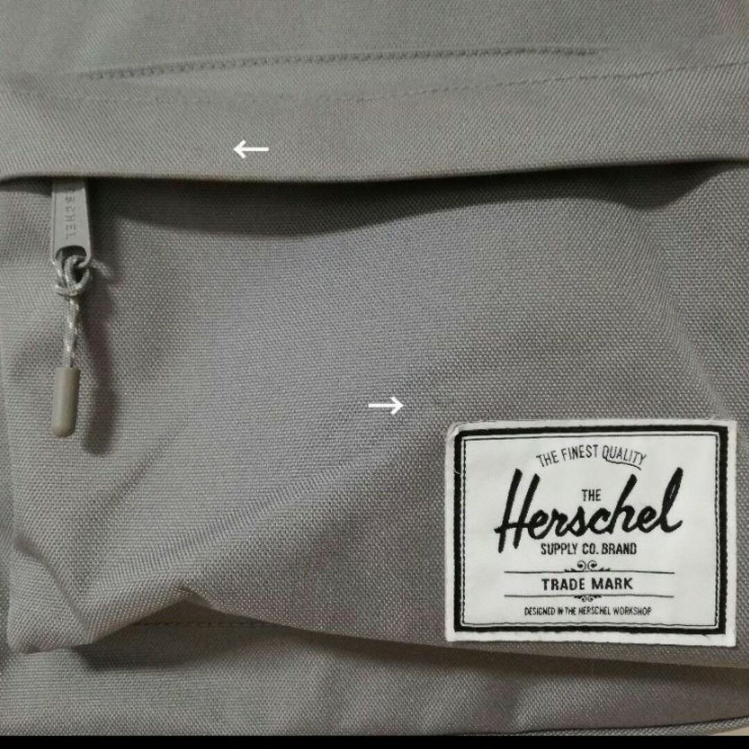 HERSCHEL(ハーシェル)の【Hershel ハーシェル】グレー色リュック レディースのバッグ(リュック/バックパック)の商品写真