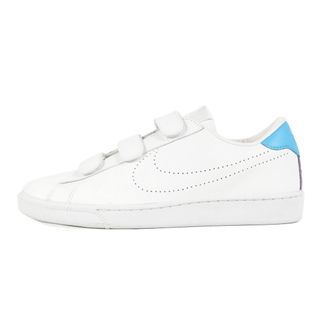 ナイキ(NIKE)のNIKE ナイキ サイズ:25.0cm fragment design TENNIS CLASSIC VELCRO (488352-102) 2011年 フラグメント デザイン テニス クラシック ベルクロ ホワイト 白 US7 ローカット スニーカー 靴 コラボ 【メンズ】【中古】【新品同様】(スニーカー)