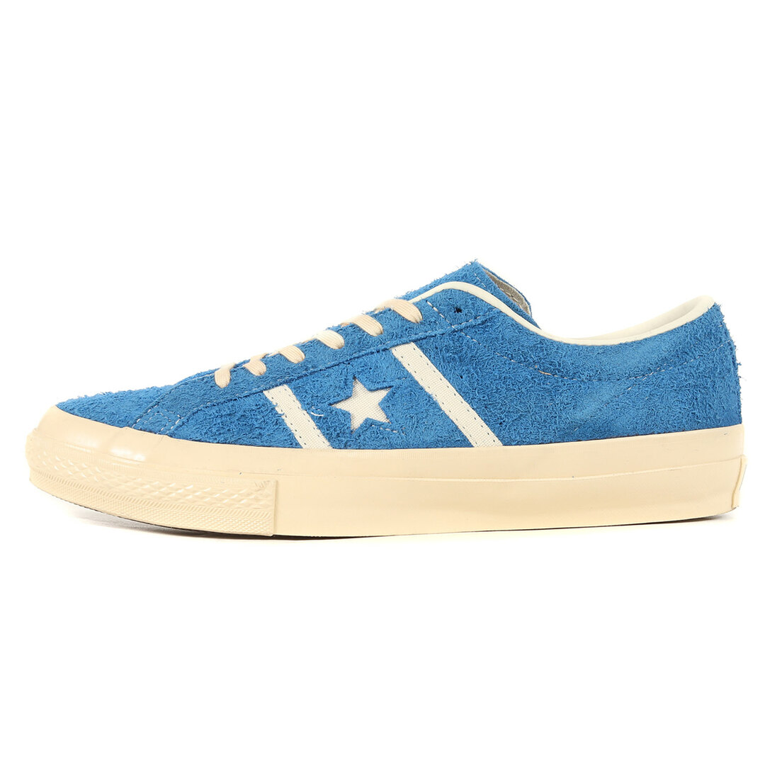 メンズCONVERSE コンバース サイズ:28.0cm 23SS STAR & BARS US SUEDE / JACK STAR (1SD323) スター アンド バース スウェード ジャックスター 復刻モデル ヴィンテージブルー US9.5 ローカット スニーカー 靴 【メンズ】【美品】