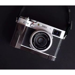 新品 FUJIFILM フジフイルム X100V用 ハンドグリップ(黒檀/エボニー)-