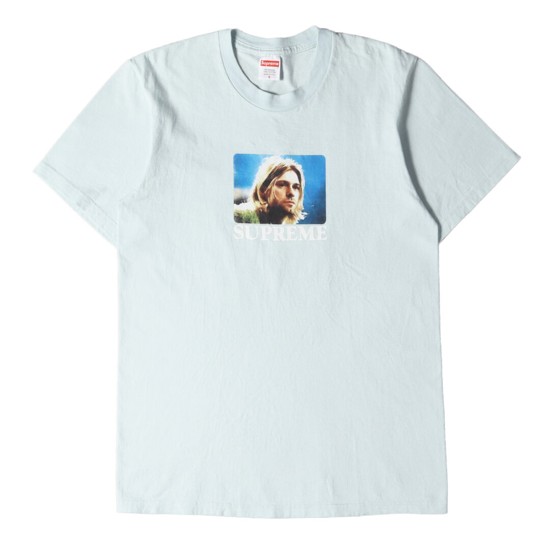 Supreme シュプリーム Tシャツ サイズ:S 23SS Kurt Cobain カート・コバーン フォト クルーネック Tシャツ Kurt  Cobain Tee ペールブルー トップス カットソー 半袖 コラボ【メンズ】【中古】【美品】 | フリマアプリ ラクマ