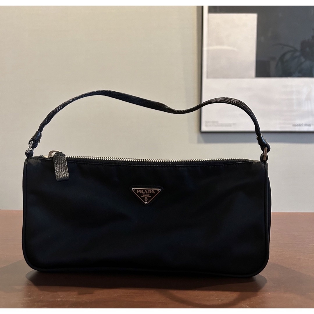 ☆美品☆ PRADA プラダ　アクセサリーポーチ　ハンドバッグ　ミニバッグ