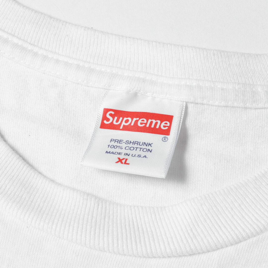 良品✨supreme シュプリーム　Tシャツ プリント　ホワイト　XL