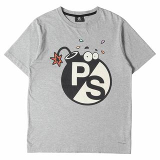 ポールスミス(Paul Smith)のPaul Smith ポールスミス Tシャツ サイズ:M ロゴ ボム グラフィック クルーネック 半袖 Tシャツ PS LOGO BOMB PRINT T-SHIRTS 172541 011R PS グレー トップス カットソー 【メンズ】【中古】(Tシャツ/カットソー(半袖/袖なし))