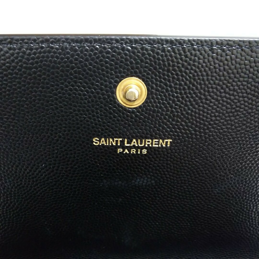 Saint Laurent(サンローラン)のSAINT LAURENT☆スターモチーフ 二つ折り ロングウォレット 長財布 レディースのファッション小物(財布)の商品写真