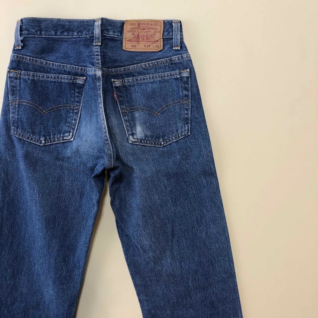 Levi's(リーバイス)のW28 90'sアメリカ製 LEVI'S 501 リーバイス s37 レディースのパンツ(デニム/ジーンズ)の商品写真