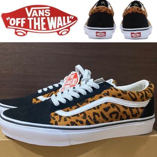 ヴァンズ(VANS)の26cm 【VANS】オールドスクール  レオパード ×ブラック×ベージュ(スニーカー)