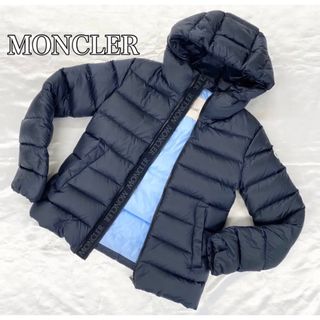 美品 MONCLER ダウンジャケット ネイビー DIST 12A 152-