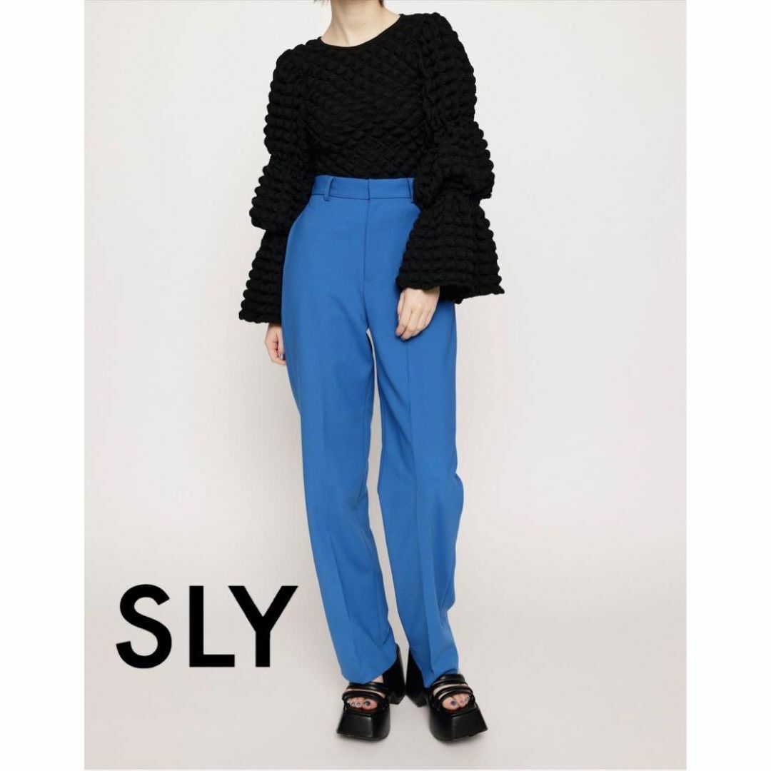 SLY HW STRAIGHT ストレートパンツ カラーパンツ2W70cm