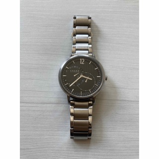 超美品 CROSS 自動巻き腕時計 CR8017 ブラック×金属ベルト