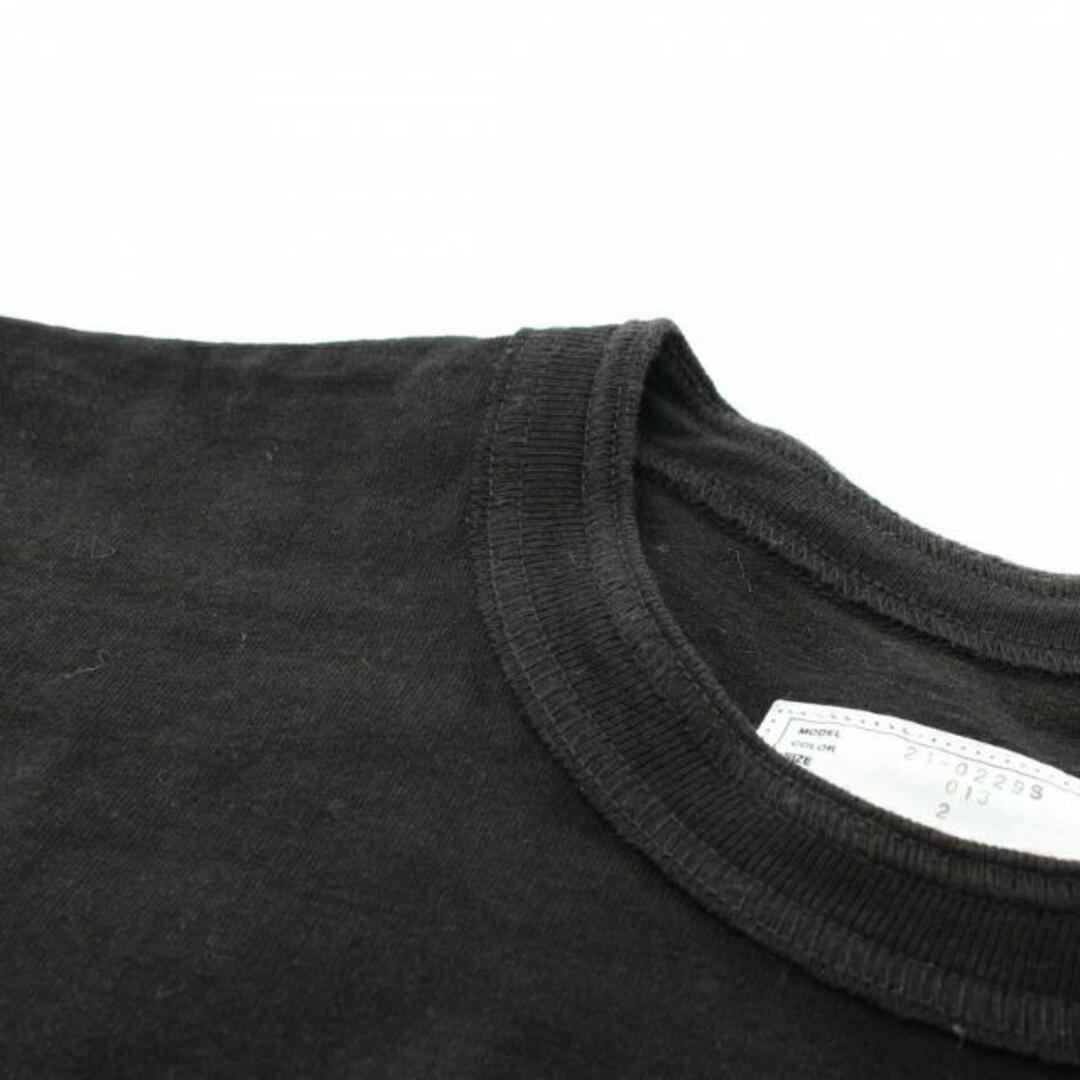 Sacai × Francois K world of echoes Tシャツ カットソー クルーネック 長袖 ブラック グリーン
