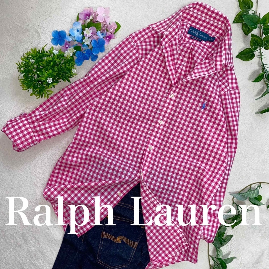 POLO RALPH LAUREN(ポロラルフローレン)の2点おまとめ　Ralph Lauren  XL位　長袖シャツ　リネンシャツ レディースのトップス(シャツ/ブラウス(長袖/七分))の商品写真