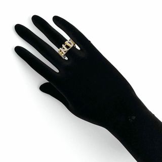 【約13号・希少】フェンディ FENDI レディース ロゴ リング 指輪