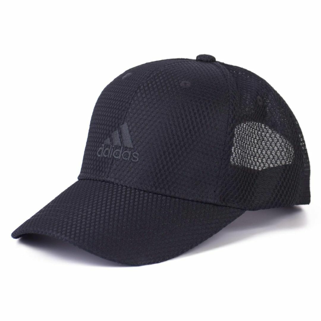 【色: 01 ブラック】アディダス(adidas) 機能素材 メッシュキャップ