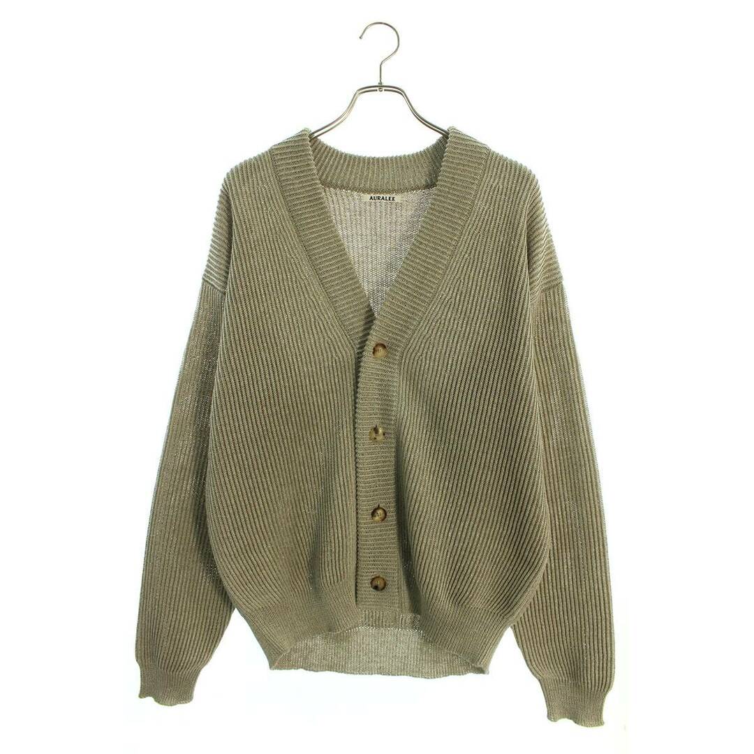 AURALEE   オーラリー HEMP RIB KNIT BIG CARDIGAN ASCHA ヘンプ