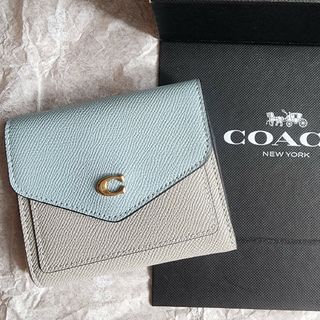 コーチ(COACH)の新品未使用☆COACH☆ウィン スモール ウォレット カラーブロックミニ財布(財布)