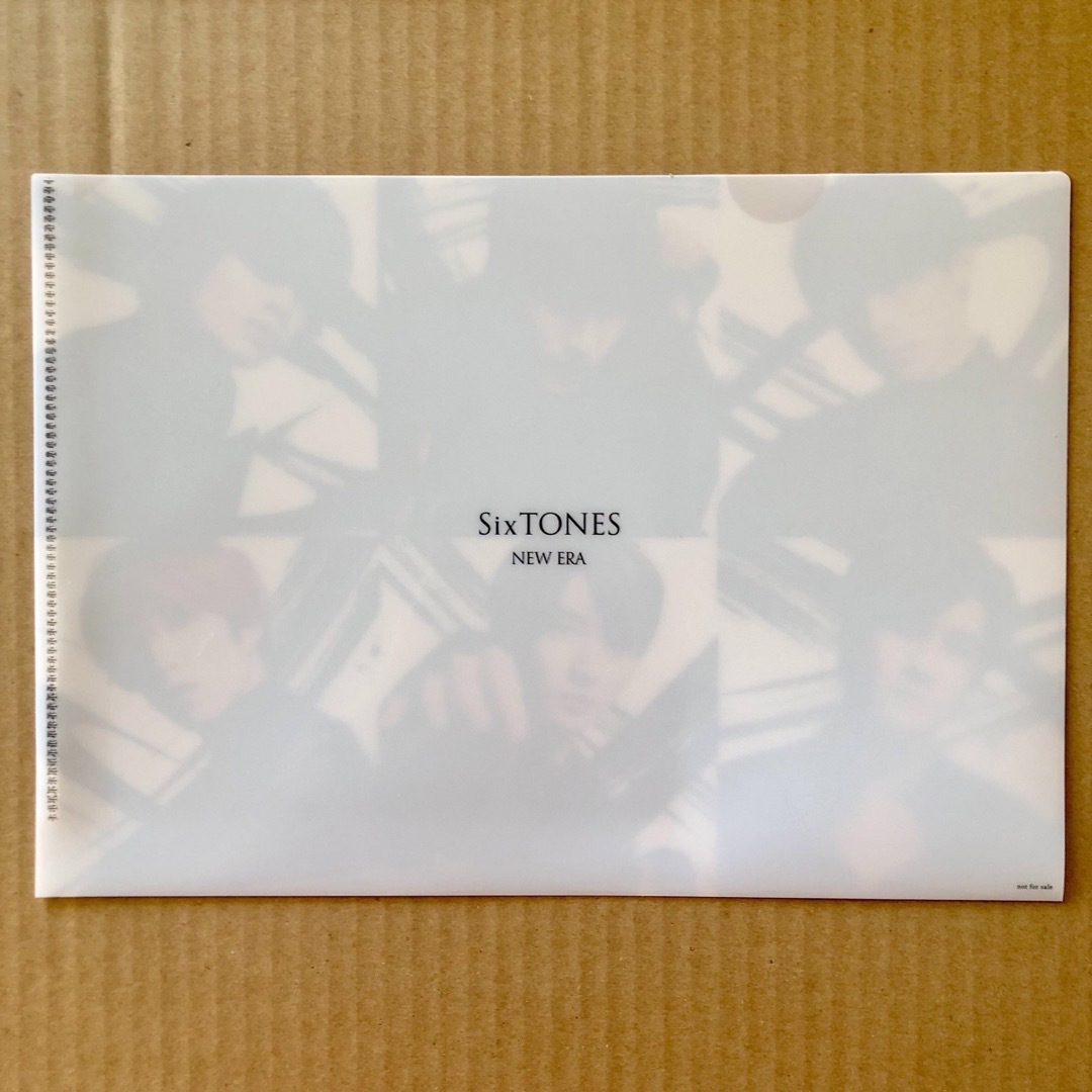 【新品未使用】SixTONES NEW ERA (通常盤)(クリアファイル C)