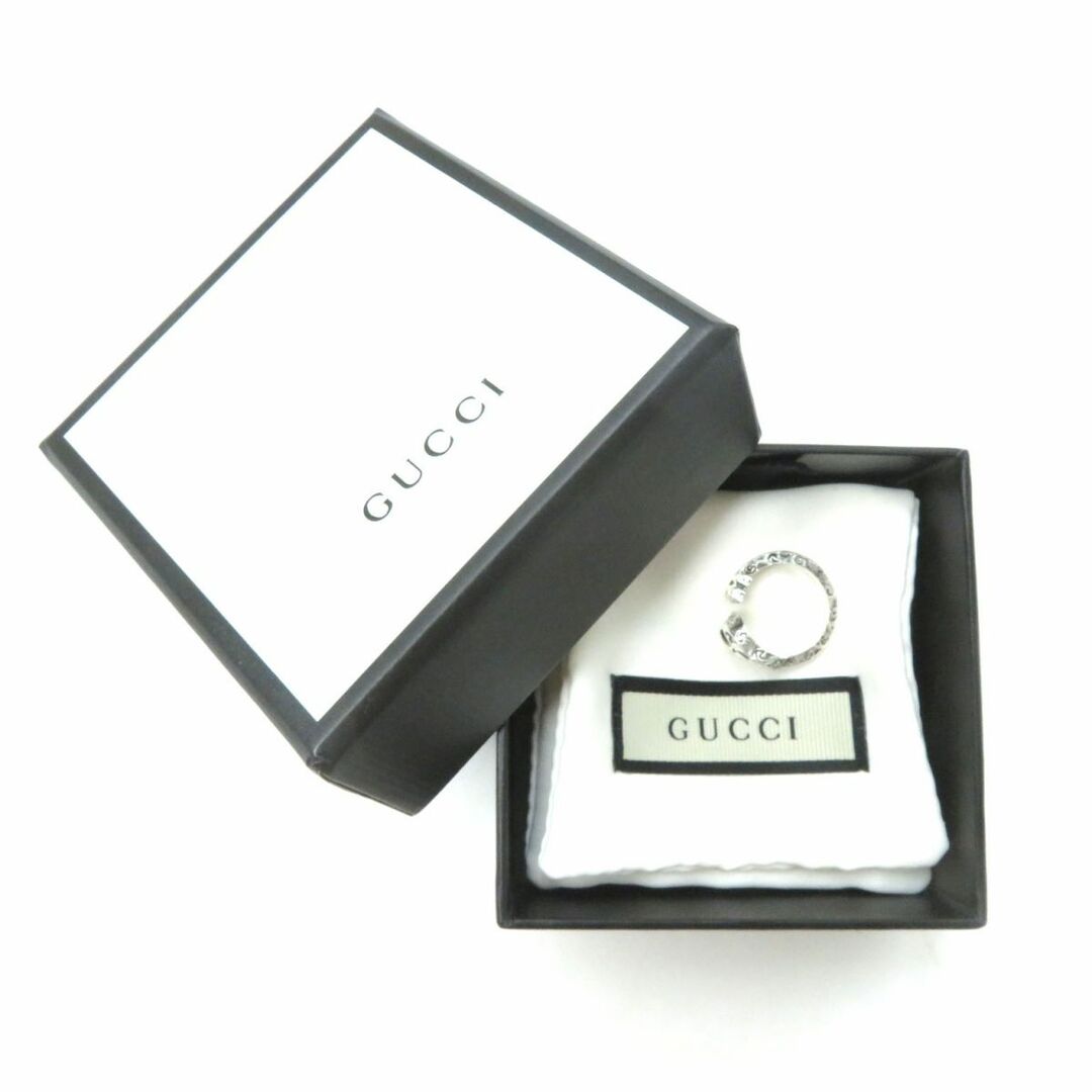 Gucci - 極美品☆GUCCI グッチ 627760 Ag925 ダブルG アラベスク キー