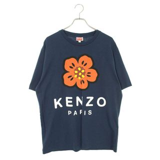 KENZO ケンゾー オレンジ　サイクル　ビッグロゴ Tシャツ　XS ブラック