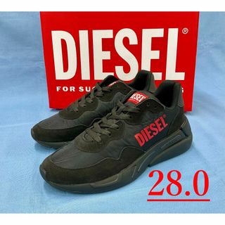 ディーゼル(DIESEL)のディーゼル　スニーカー 1323　28cm　ブラック　新品　ロゴ　Y03217(スニーカー)