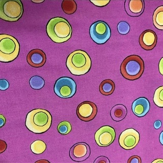 olivette  ピンク　ロラライデザイン　110×50センチ　USコットン(生地/糸)