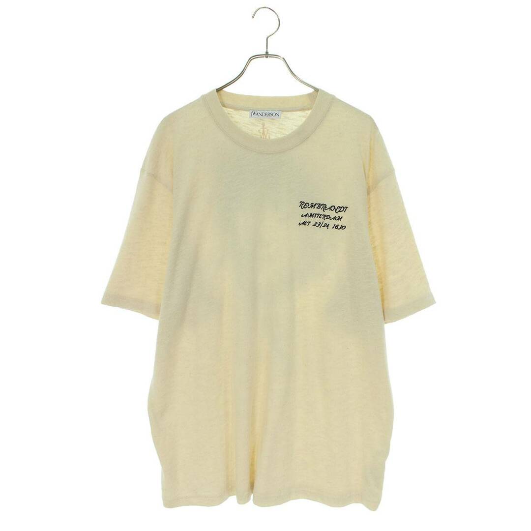 ジェイダブリューアンダーソン 23SS JT0126PG1193002 ロゴ刺繍Tシャツ メンズ L