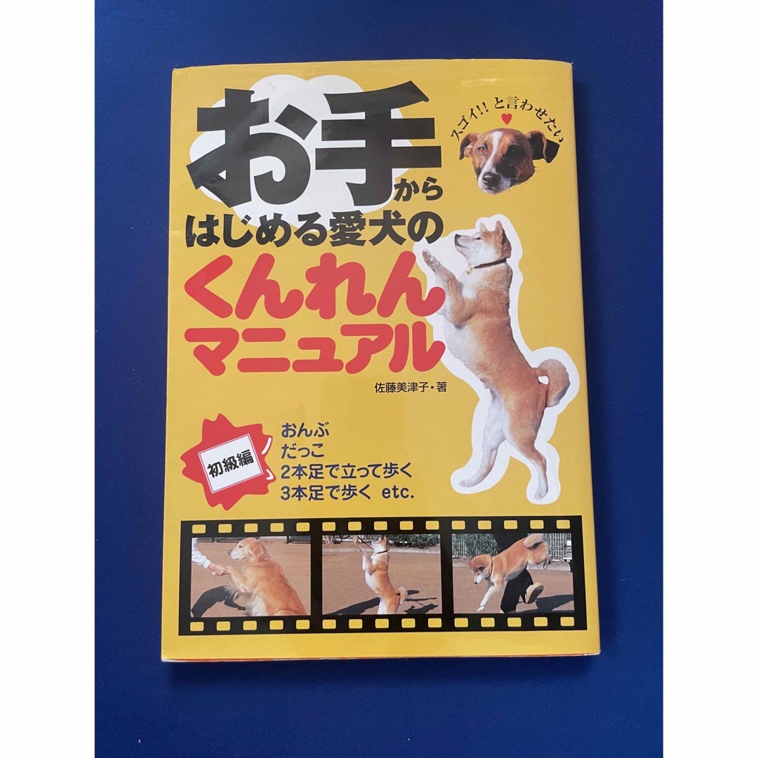 お手からはじめる愛犬のくんれんマニュアル 「スゴイ」と言わせたい 初級編 エンタメ/ホビーの本(住まい/暮らし/子育て)の商品写真