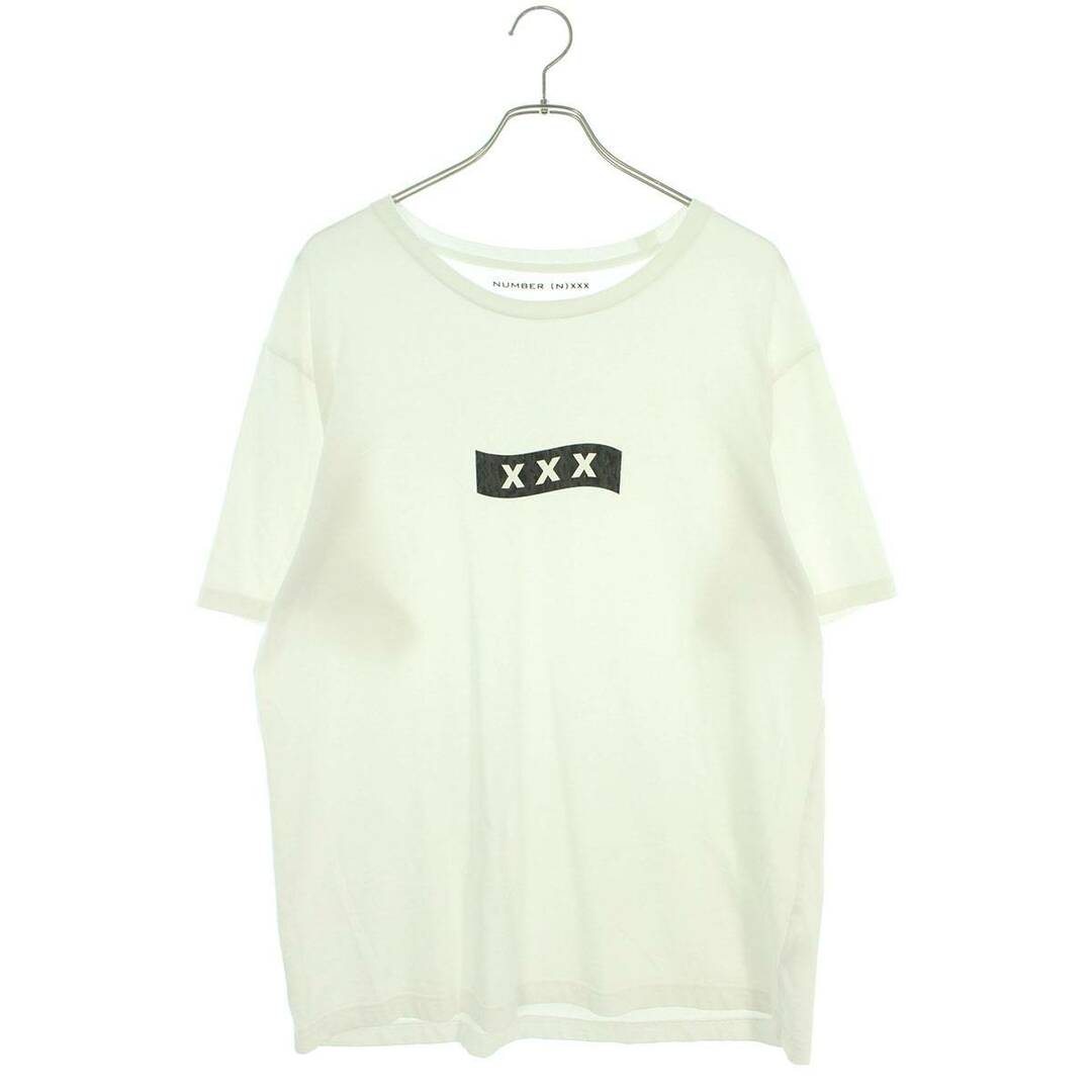ゴッドセレクショントリプルエックス ×ナンバーナイン NUMBER(N)INE ロゴプリントTシャツ  メンズ L