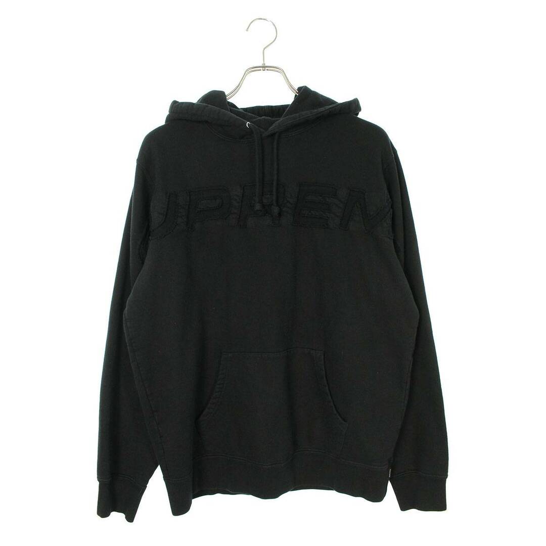 シュプリーム  19SS  Set In Logo Hooded Sweatshirt セットインロゴプルオーバーパーカー メンズ M