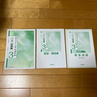 現代文/長文/記述/問題集　三訂版　入試　必修編(語学/参考書)