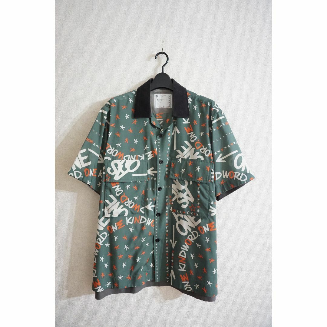 未使用 sacai 23SS Eric Haze Print Shirt 2