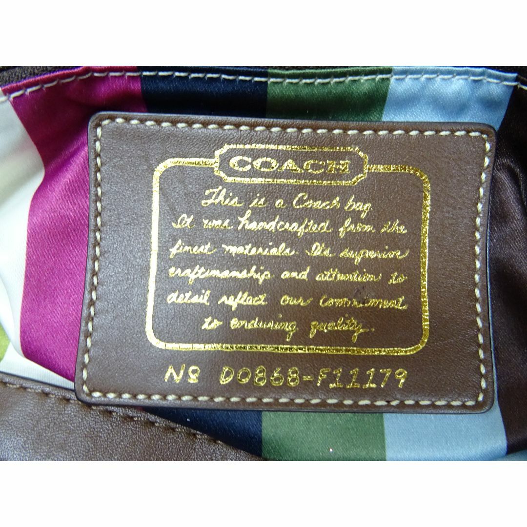 COACH(コーチ)のM池011 / COACH シグネクチャー ハンドバッグ デニム レザー レディースのバッグ(ハンドバッグ)の商品写真