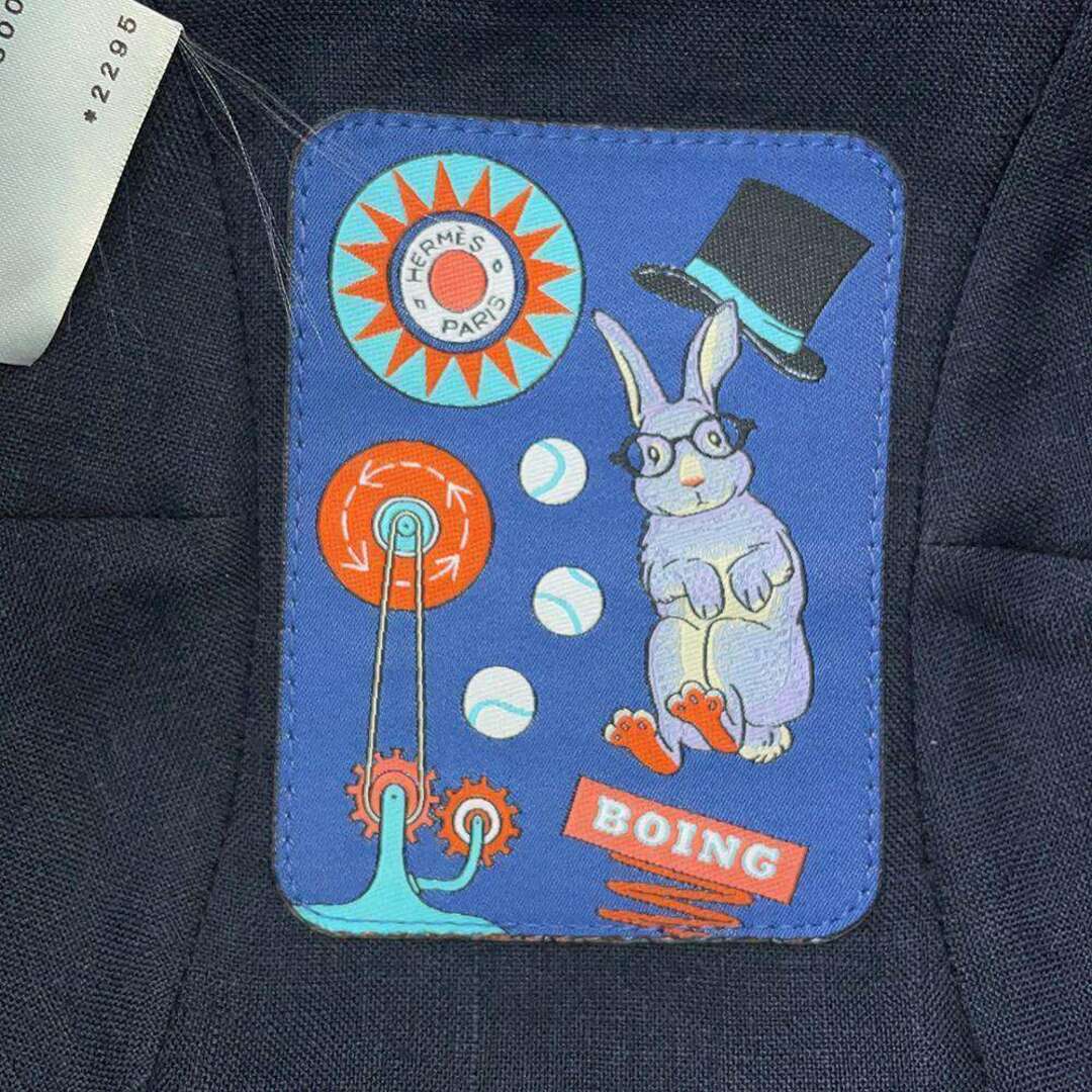 エルメス キャップ マイルス Hサークル コットン サイズ58 HERMES