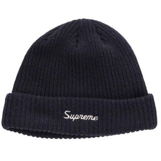 シュプリーム(Supreme)のシュプリーム  Loose Gauge Beanie ロゴ刺繍ビーニーニットキャップ メンズ(帽子)