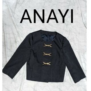 アナイ(ANAYI)のANAYI アナイ　ジャケット　フォーマル　オフィス　長袖　きれいめ(ノーカラージャケット)