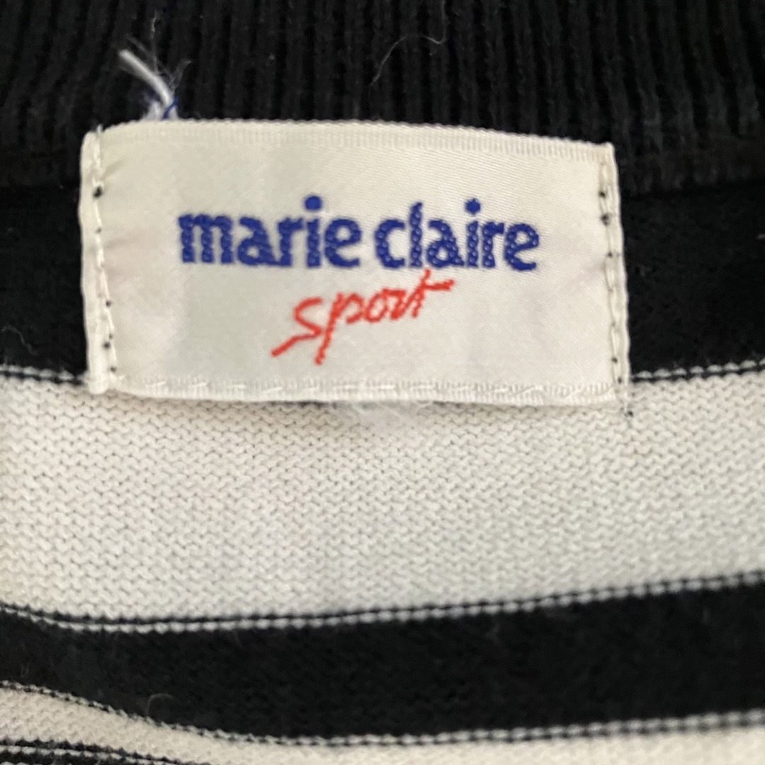 Marie Claire(マリクレール)のmarie claire マリクレールスポーツ　ゴルフウェア　綿　ノースリーブ レディースのトップス(シャツ/ブラウス(半袖/袖なし))の商品写真