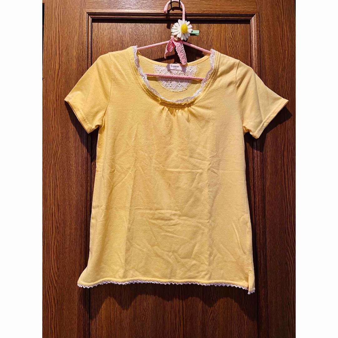 CURRENT club レモンイエローTシャツ レディースのトップス(Tシャツ(半袖/袖なし))の商品写真