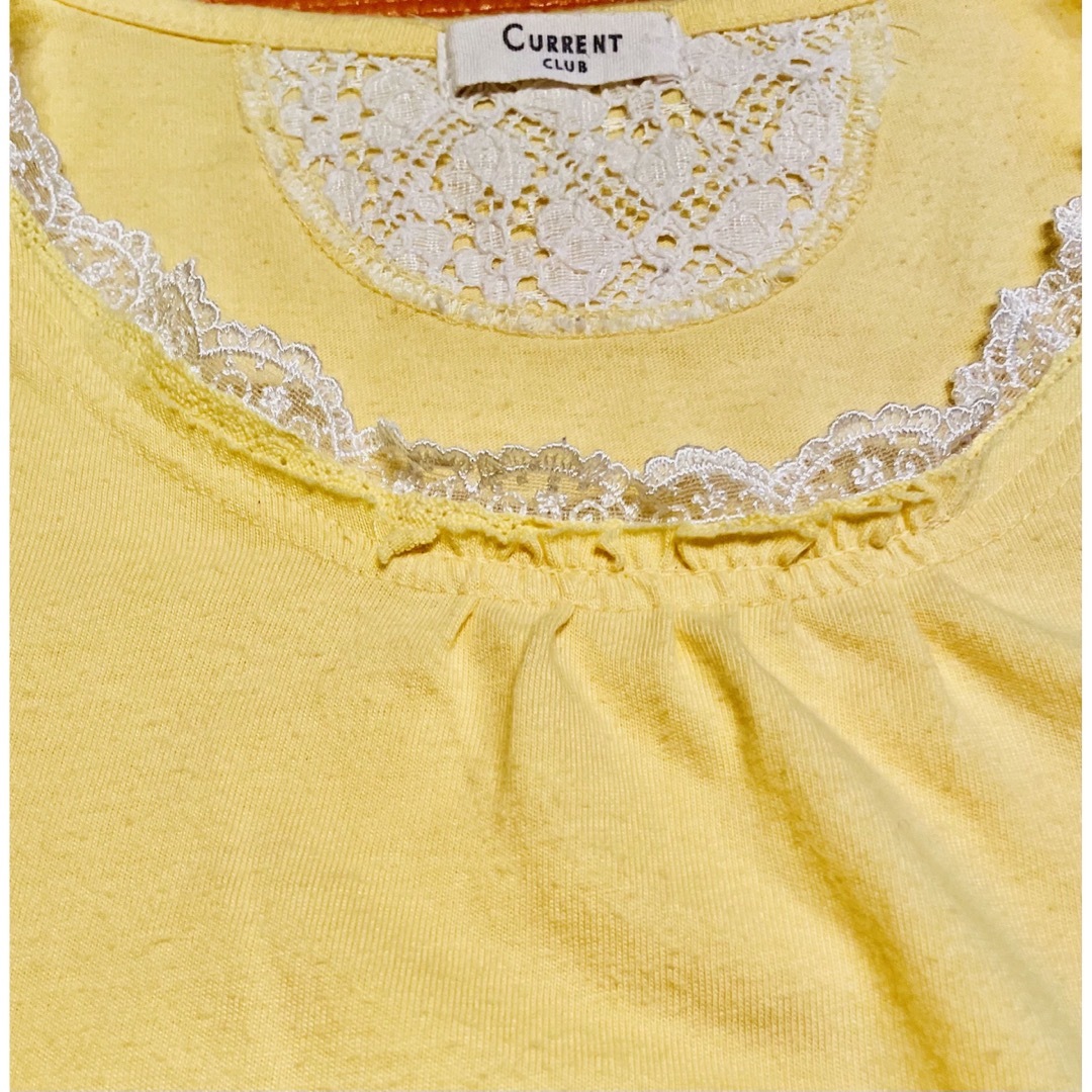 CURRENT club レモンイエローTシャツ レディースのトップス(Tシャツ(半袖/袖なし))の商品写真
