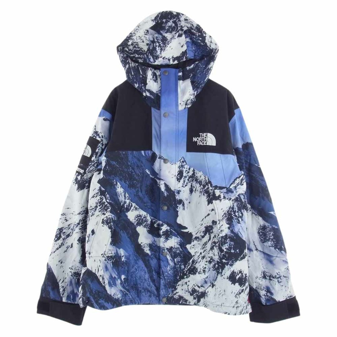 Supreme シュプリーム マウンテンパーカー 17AW THE NORTHFACE Mountain Parka ザノースフェイス マウンテン パーカー ジャケット 雪山 ブラック系 ブルー系 M