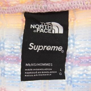 Supreme シュプリーム ニット サイズ:M 22AW THE NORTH FACE ノースフェイス ノルディック柄 ジップ ウール ニット セーター Zip Up Hooded Sweater NT52212I オリーブ トップス フーデッド コラボ【メンズ】