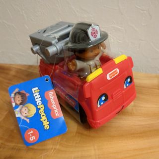 フィッシャープライス(Fisher-Price)の【新品/未使用】フィッシャープライス　消防車(ミニカー)