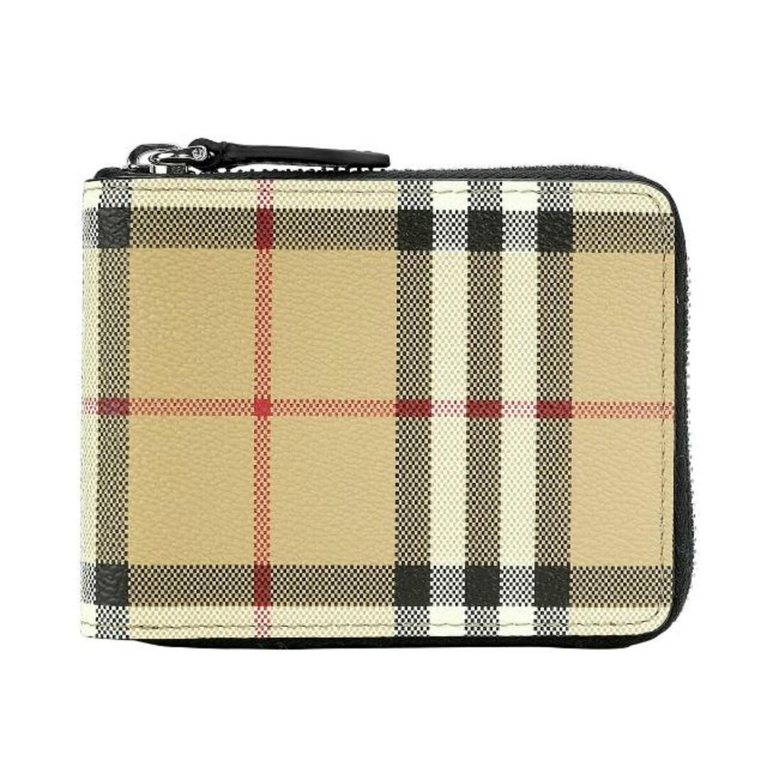 BURBERRY(バーバリー)の新品 バーバリー BURBERRY 2つ折り財布 ラウンドジップウォレット アーカイブベージュ レディースのファッション小物(財布)の商品写真