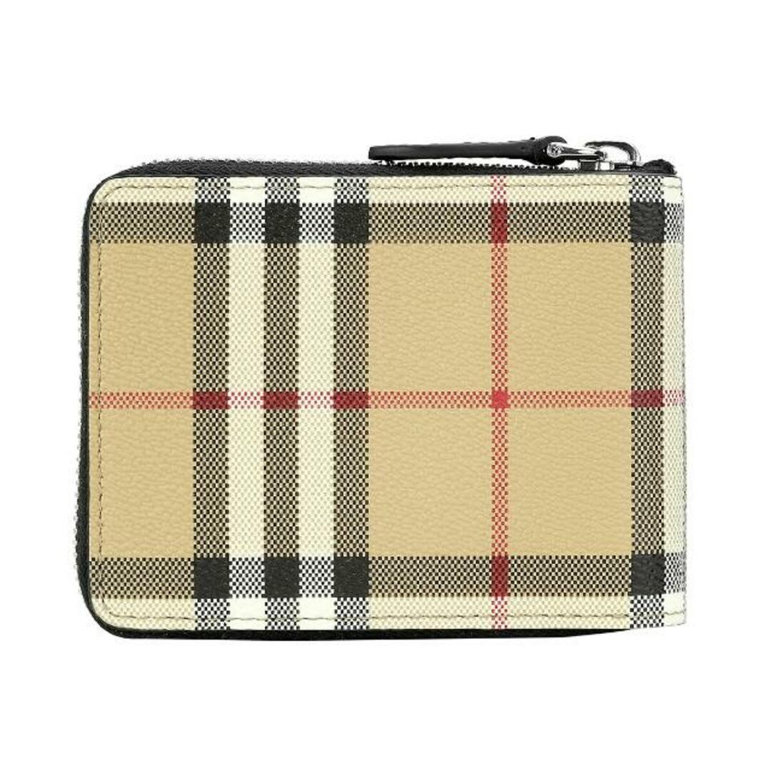 BURBERRY(バーバリー)の新品 バーバリー BURBERRY 2つ折り財布 ラウンドジップウォレット アーカイブベージュ レディースのファッション小物(財布)の商品写真