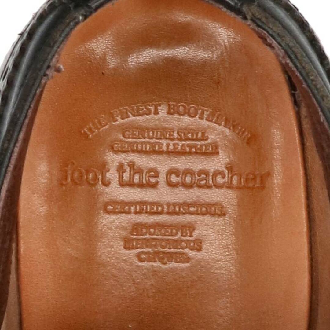 foot the coacher フットザコーチャー　フルブローグシューズ