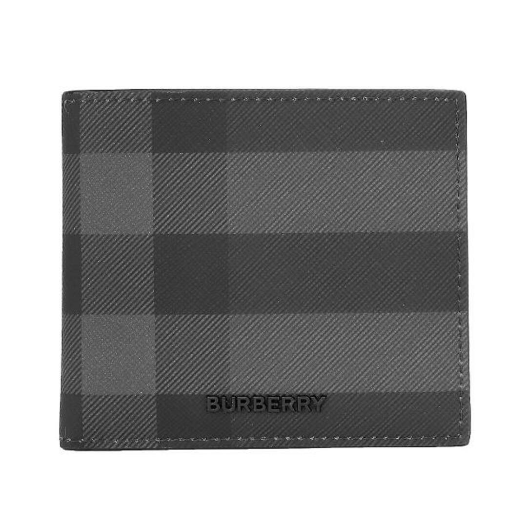 BURBERRY 新品 バーバリー BURBERRY 2つ折り財布 バイフォールド コインウォレット チャコールの通販 by  【新品】ブランドストリートリング楽天ラクマ店｜バーバリーならラクマ