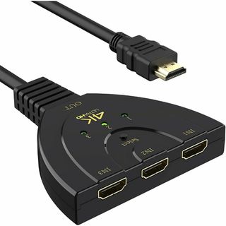 HDMI 切替器 3入力1出力 HDMI 分配器 セレクター 60Hz 4K/1(その他)