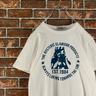 ヒステリックグラマー(HYSTERIC GLAMOUR)の【即完売】ヒステリックグラマー　両面プリント　デカロゴ　ホワイト　半袖　Tシャツ(Tシャツ/カットソー(半袖/袖なし))