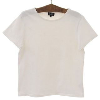 アーペーセー(A.P.C)のアー ペー セー A.P.C. コットン 半袖 カットソー Tシャツ メンズ ホワイト 白 sizeL Y01280(Tシャツ/カットソー(半袖/袖なし))