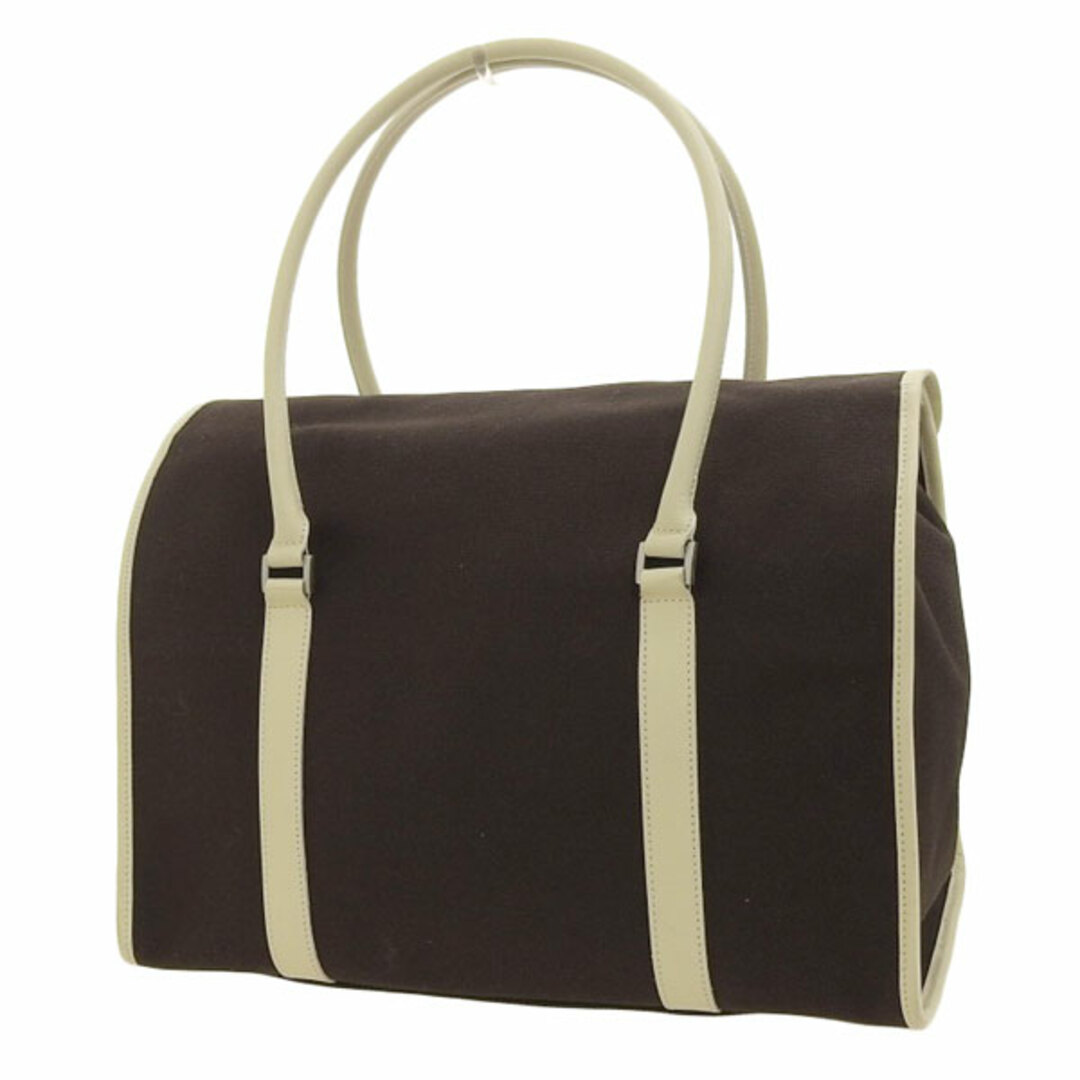 FOXEY(フォクシー)の美品 フォクシー FOXEY キャンバス トラベルバッグ ボストンバッグ 茶 ブラウン Y01344 レディースのバッグ(ボストンバッグ)の商品写真